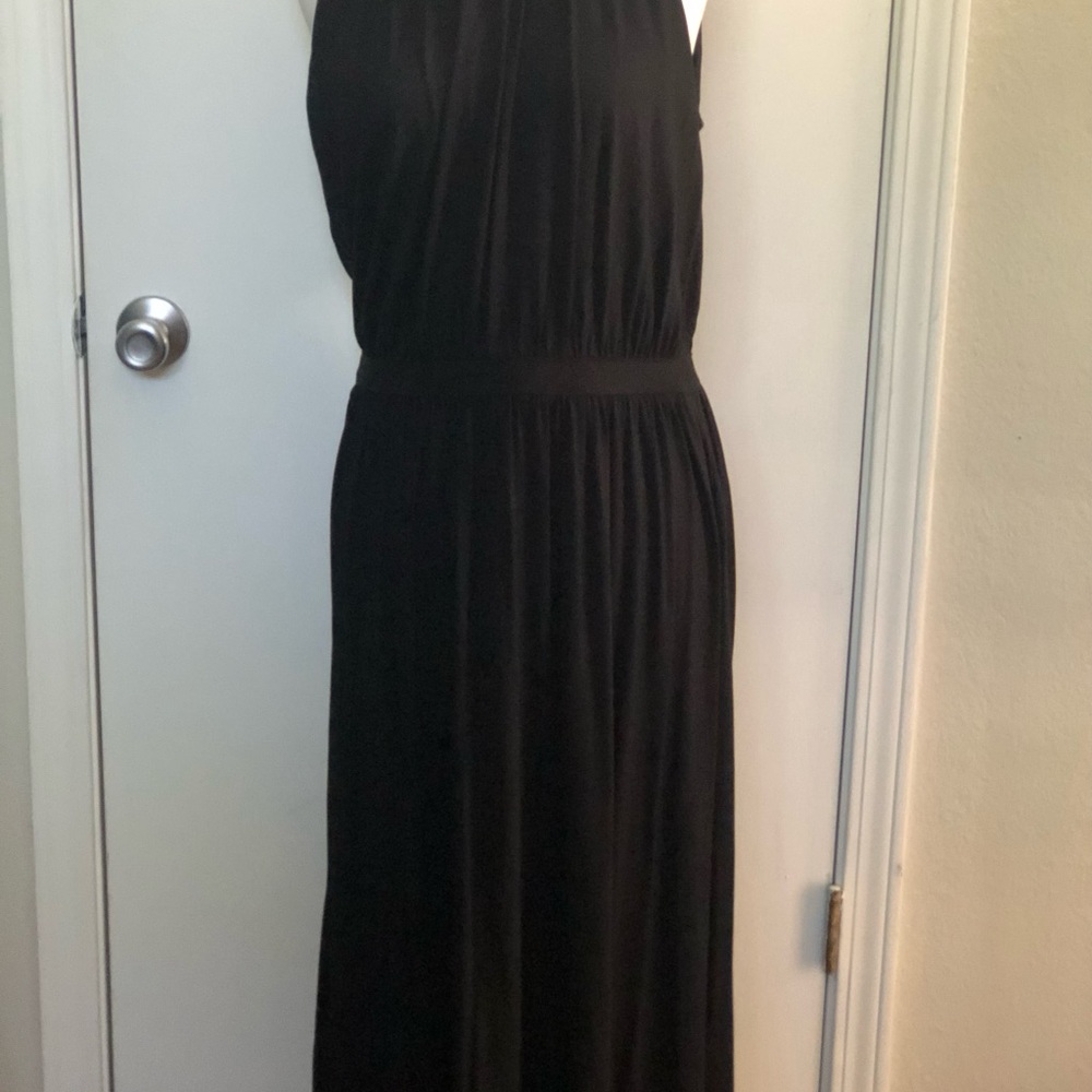 Black Summer Maxi Dress, size L. Cynthia Rowley